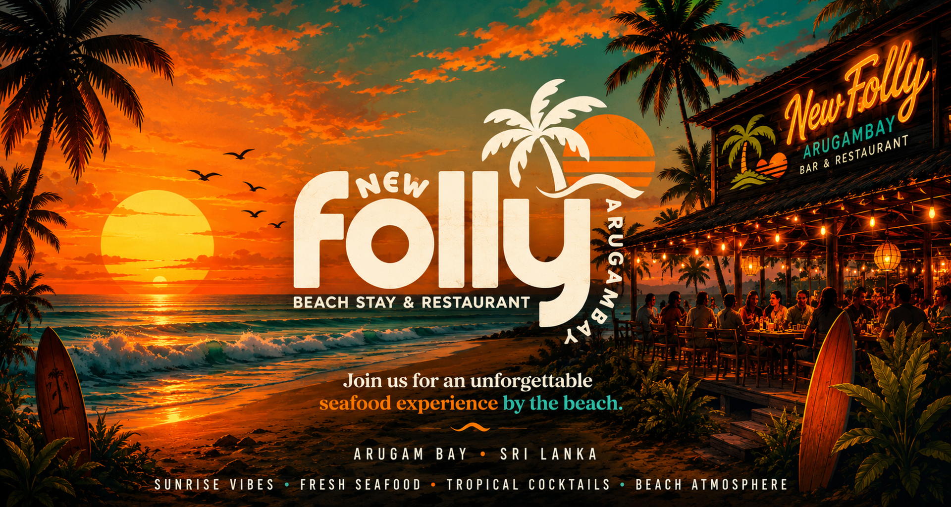 New Folly — Arugam Bay beach bar & restaurant
